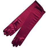 Satin gloves ds 70114 - #55 BURGUNDY