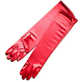 Satin gloves ds 70114 - RED