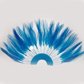 Roundshaped feathers - TURQUOISE (21)