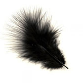 Marabou feather - Black (Fekete)