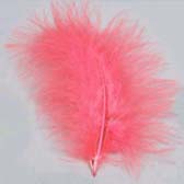 Marabou feather - CORAL