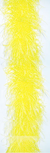 Ostrich feather boa 4 ply - #26 CANARY YELLOW 