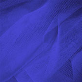 Dekorációs félkemény tüll - FLUORESCENT BLUE