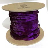 Tányérflitter 1 soros elasztikus - DARK PURPLE-PLUM