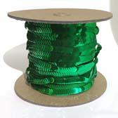 1 soros elasztikus flitter - EMERALD GREEN