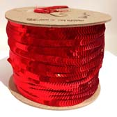 1 soros elasztikus flitter - RED