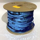 Tányérflitter 1 soros elasztikus - STEEL-BLUE