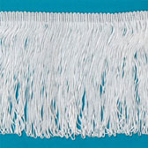 Hurkolt végű táncruha rojt 18 cm hosszú - WHITE (fehér)