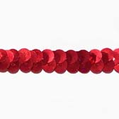 1 soros hologrammos elasztikus flitterbortni, 1,5 cm széles - RED