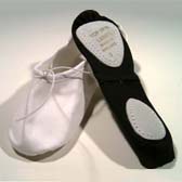 Balett gyakorló cipő csepptalpas model. - WHITE (fehr)