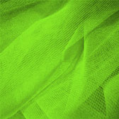 Fluoreszkáló félkeménységű dekorációs tüll - FLUORESCENT GREEN