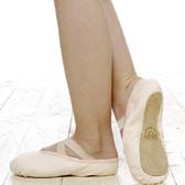 Kód: 36912  Piskótatalpas gyermek balett gyakorló cipő 24-30-as méretben Grishko 03006 model. - BALETT PINK ( TEST SZN )