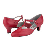 Freed of London Moonstone latin dance shoes - RED