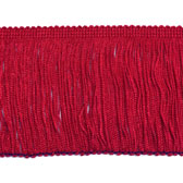 Hurkolt végű táncruha rojt 8 cm hosszú - CHERRY RED