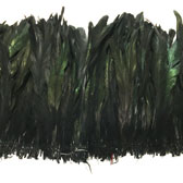 Kakastoll rojt  feketén-zölden csillogó 20 cm hosszú