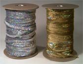 1 row 8 mm elastic holographic cup sequin
