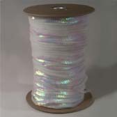 1 row 6 mm elastic iridescent cup sequin