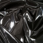 Two way elastic patent leather